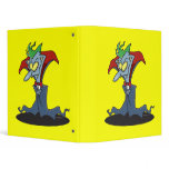 funny creepy vampire catoon character binders