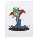 funny creepy vampire catoon character flyers