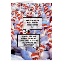 Funny,crude Christmas Greeting Cards