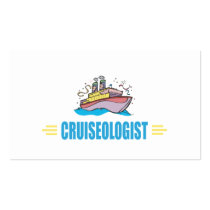 Funny Cruise Ship Business Card Template