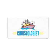 Funny Cruise Ship Custom Address Labels