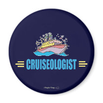 Funny Cruise Ship Refrigerator Magnet