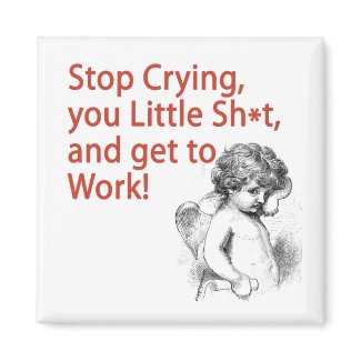 Funny Cupid Anti-Vday Magnet magnet