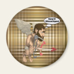 Funny Cupid Missed Magnets