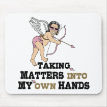 Funny Cupid Products mousepads by antivalentinesday Funny Cupid Products mousepads