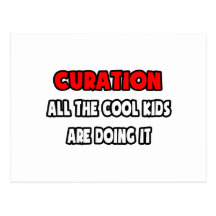 Funny Curation Shirts and Gifts Postcard
