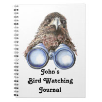 Funny Custom Bird Watching Journal for Birders