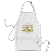 Funny Cute Bread Baker Cartoon Apron
