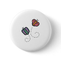 funny cute cartoon butterflies buttons by doonidesignsanimals funny cute cartoon butterflies buttons