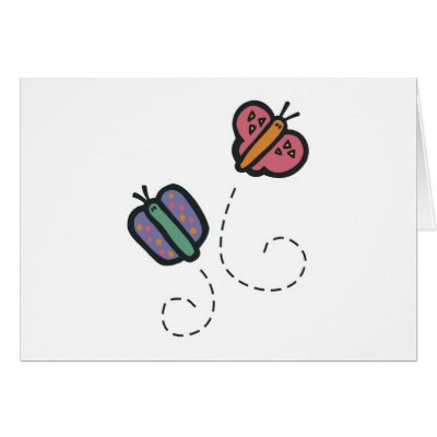 funny cute cartoon butterflies cards by doonidesignsanimals