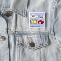 Funny Cute Cartoon Cheese Lovers button