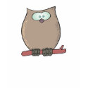 funny cute cartoon owl t-shirts