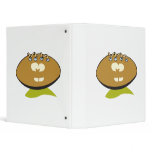 funny cute goofball football cartoon graphic binders