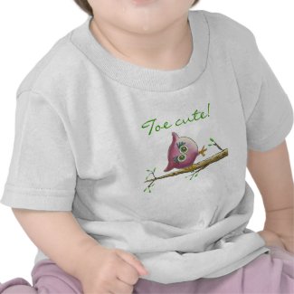 Funny & Cute Owl on a Branch shirt