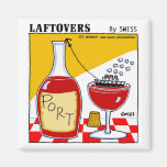 Funny Cute Port Wine Cartoon Kitchen Fridge Magnets