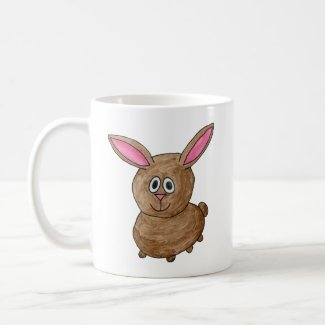 Funny Cute Rabbit. Mug