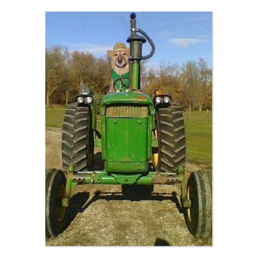 Funny/Cute Used Farm Equipment Business Card (back side)