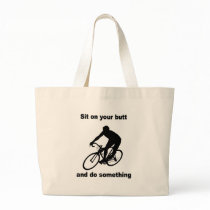 Funny cycling canvas bags