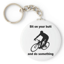 Funny cycling key chains
