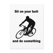 Funny cycling postcards