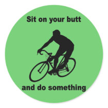 Funny cycling stickers