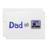 Funny Dad Not Equal ATM Announcement