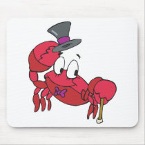 funny dancing crab mousepads