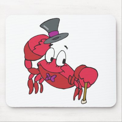 funny dancing. funny dancing crab mouse mats