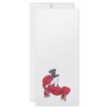 funny dancing crab rack cards