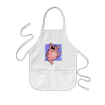 Funny Dancing Pig | Hilarious Cartoon Pig Dancer aprons by Toonboy Funny Dancing Pig | Hilarious Cartoon Pig Dancer aprons