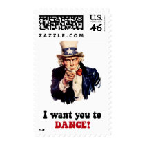 Funny dancing postage by dancingboutique Funny dancing postage