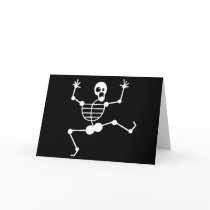 Funny Dancing Skeleton cards