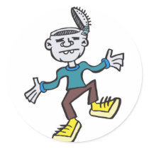 funny dancing zombie stickers by doonidesigns funny dancing zombie stickers