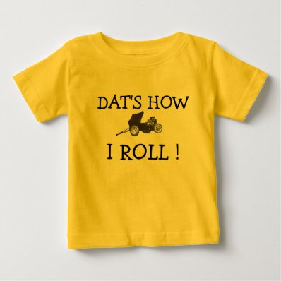 FUNNY DAT'S HOW I ROLL VIINTAGE ALTERED DRAG RACE T SHIRTS