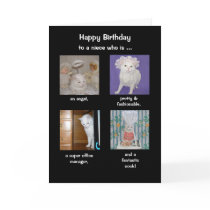 Funny Daughter/Daughter-in-law/Niece Birthday Greeting Card