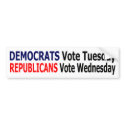 Funny Democrat Bumper Sticker bumper stickers