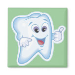 Funny Dental Health Fridge Magnet