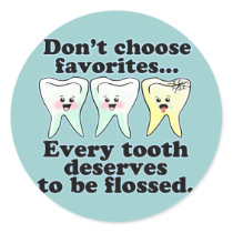 Funny Dental Humor Sticker