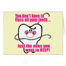 Funny Dental Hygienist Card