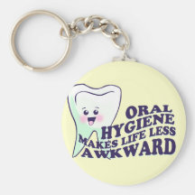 Funny Dental Hygienist Keychains