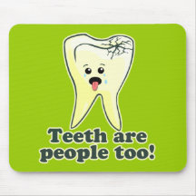 Funny Dental Hygienist Mousepad