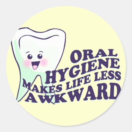 Funny Dental Hygienist Sticker