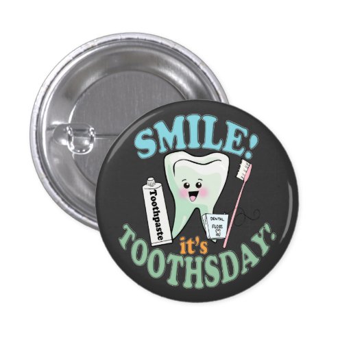Funny Dentist Dental Hygienist Buttons