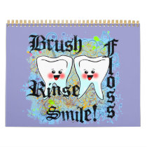 Funny Dentist Dental Hygienist Calendar