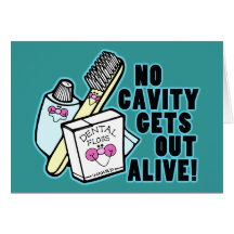 Funny Dentist or Prosthodontist Greeting Card