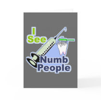 Funny Dentists and Hygienists Greeting Card