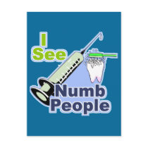 Funny Dentists and Hygienists Postcard