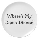 Funny Dinner Plate