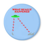 Funny Dinosaur extinction Refrigerator Magnet