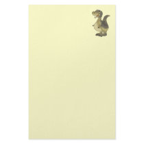 Funny dinosaur stationery